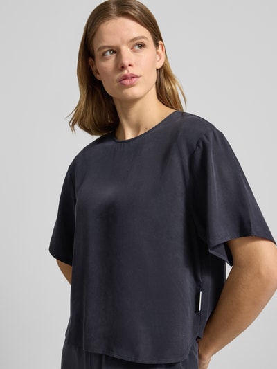 Marc O'Polo DENIM Relaxed fit blouse shirt van lyocell Marineblauw - 3