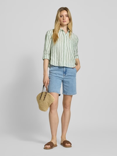 FREE/QUENT Regular Fit Jeansshorts mit Eingrifftaschen Modell 'Jane' Jeansblau 1