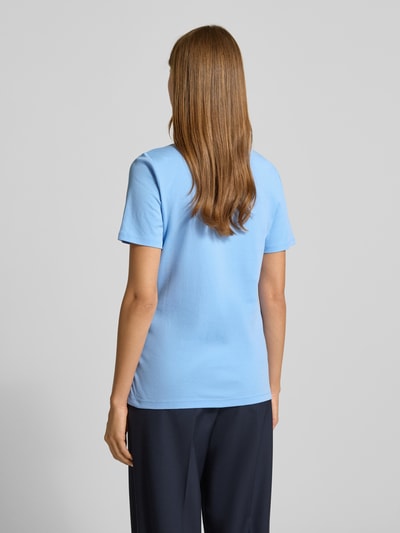 s.Oliver RED LABEL Regular Fit T-Shirt aus reiner Baumwolle Hellblau 5