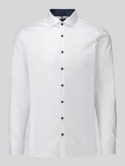 OLYMP No. Six Super Slim Fit Businesshemd aus Baumwoll-Mix Weiss 2