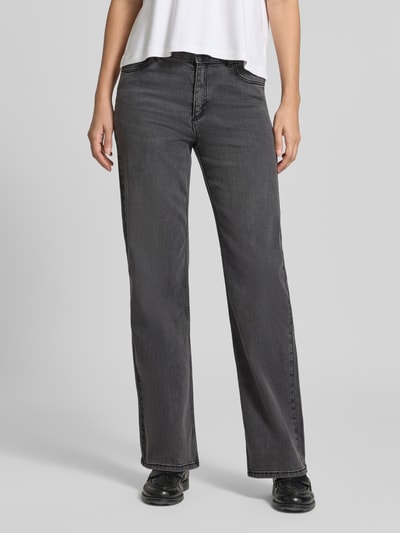 Christian Berg Woman Wide Leg Jeans im 5-Pocket-Design Dunkelgrau 4