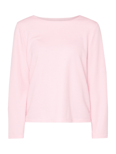 Only Boxy Fit Pullover mit Rippenstruktur Rosa 2