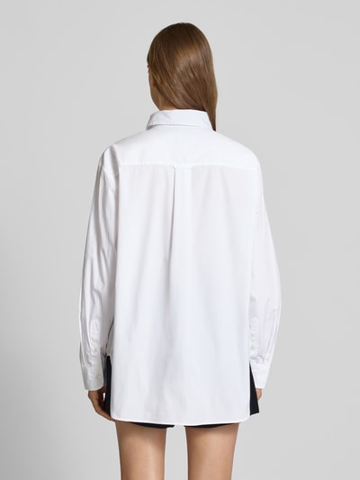 Polo Ralph Lauren Oversized overhemdblouse met borstzak Wit - 5