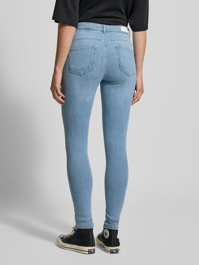 Only Skinny Fit Jeans aus Baumwoll-Mix Modell 'POWER' Hellblau 5