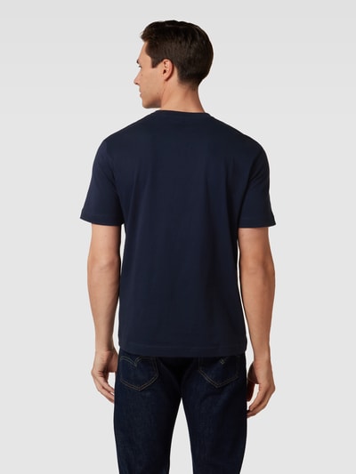 Tom Tailor T-shirt met labelprint Marineblauw - 5