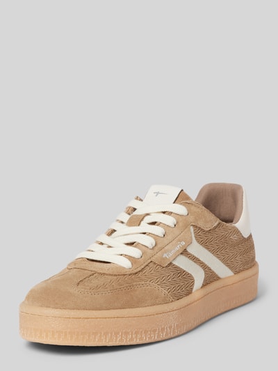 Tamaris Sneaker mit Label-Details Taupe 1