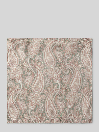 Verugia Zijden pochet met paisleymotief Groen - 2