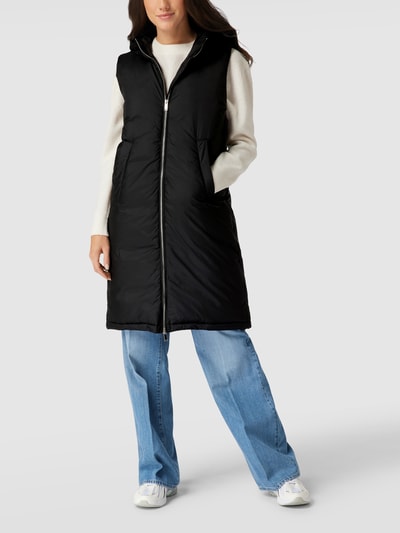 Joseph Janard Gilet met steekzakken, model 'PUFFER VEST' Zwart - 4