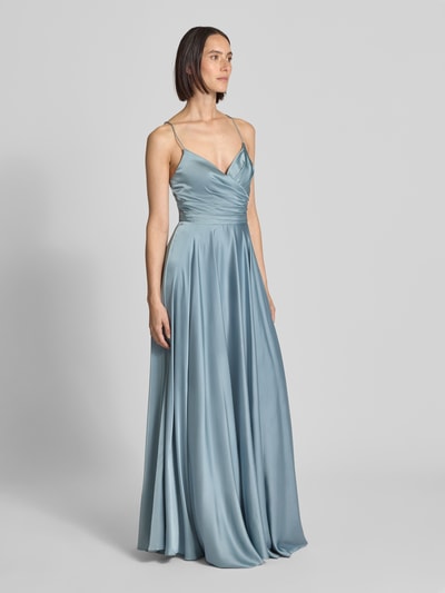 Hey Kyla Abendkleid mit rückseitiger Schnürung Hellblau 1