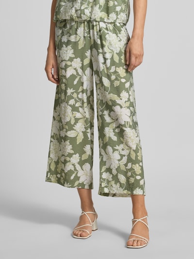 s.Oliver RED LABEL Loose Fit Culotte aus Viskose-Mix  Lind 4
