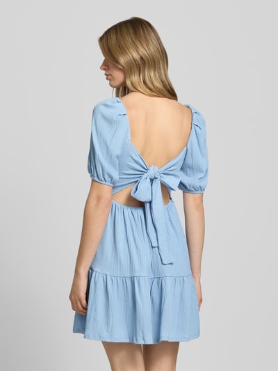 Gina Tricot Minikleid im Stufen-Look mit Karree-Ausschnitt Bleu 5