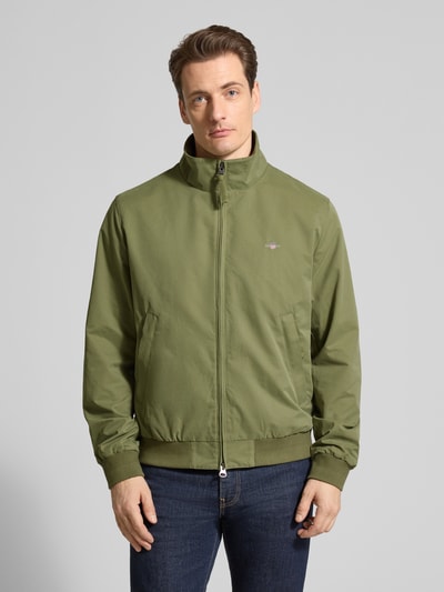 GANT Jacke mit Stehkragen und Zweiwege-Reißverschluss Oliv 4