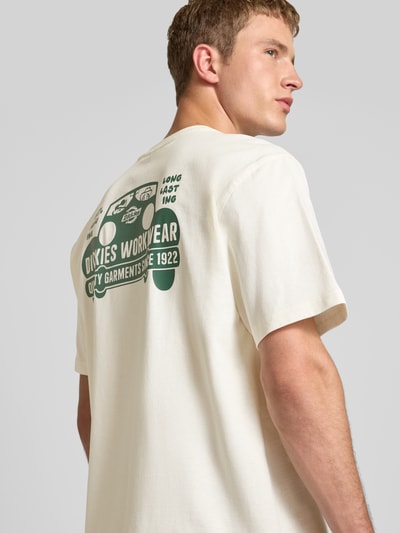 Dickies T-Shirt mit Label-Print Modell 'GORDONSVILLE' Offwhite 3