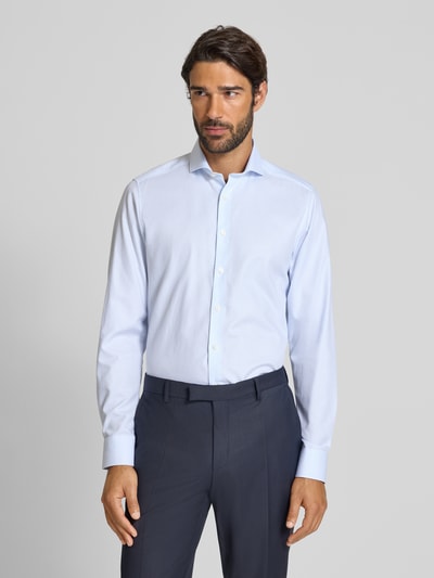 OLYMP Level Five Slim fit zakelijk overhemd met haaikraag Bleu - 4
