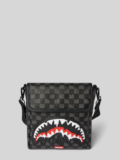 Sprayground Handtasche mit Schulterriemen Modell 'DRIPPING SHARKS IN PARIS' Black 2