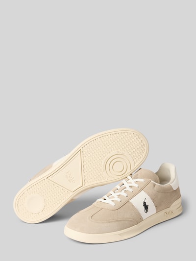 Polo Ralph Lauren Sneaker aus echtem Leder Modell 'HERITAGE AERA PP' Beige 4
