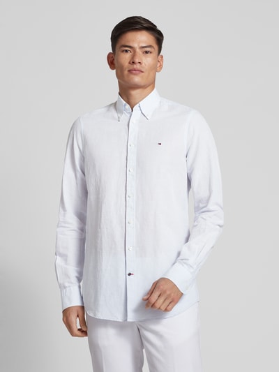 Tommy Hilfiger Business-Hemd mit Button-Down-Kragen Bleu 4