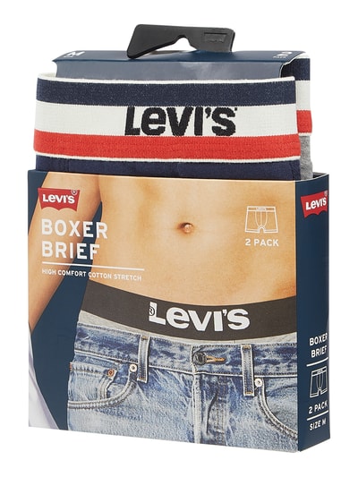 Levi's® Boxershort met stretch in set van 2 Donkerblauw - 2