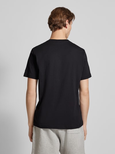 CHAMPION Oversized T-Shirt mit Label-Print Black 5