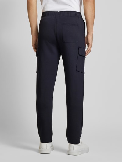 ECOALF Regular fit sweatpants met cargozakken, model 'LIMIAALF' Marineblauw - 5