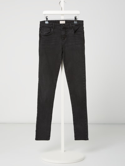 Only BCI skinny fit jeans met stretchgehalte  Zwart - 1