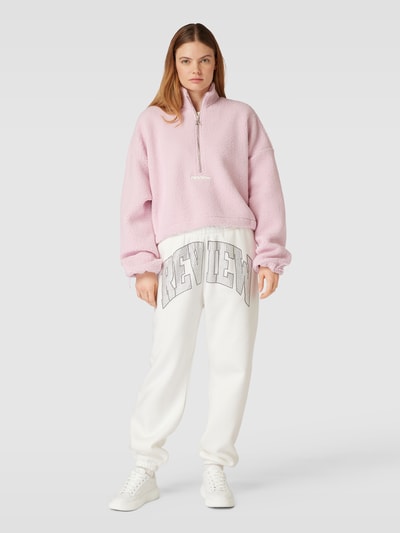 Review Sweatpants mit Strasssteinbesatz Offwhite 1