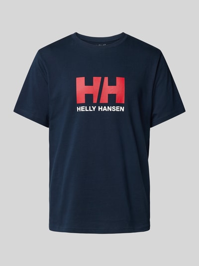 Helly Hansen T-shirt met labelprint Marineblauw - 2