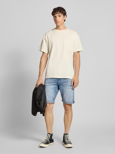 G-Star Raw Korte regular fit jeans met steekzakken, model 'Mosa' Lichtblauw - 1