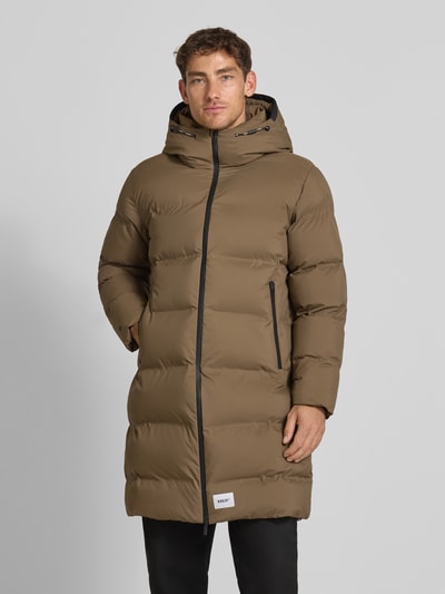 khujo Steppmantel mit Label-Patch Modell 'Caius' Cognac 4