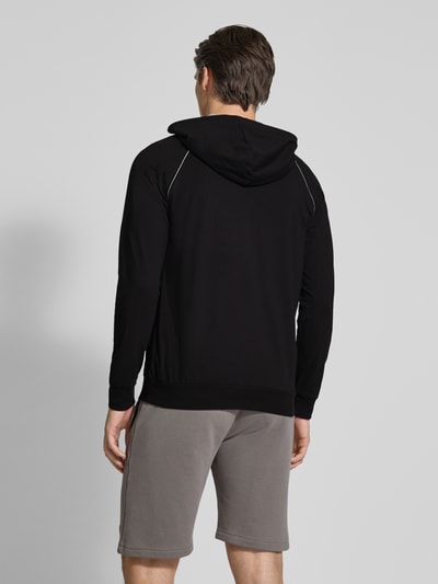 BOSS Bluza rozpinana z kapturem model ‘Mix&Match’ Czarny 5