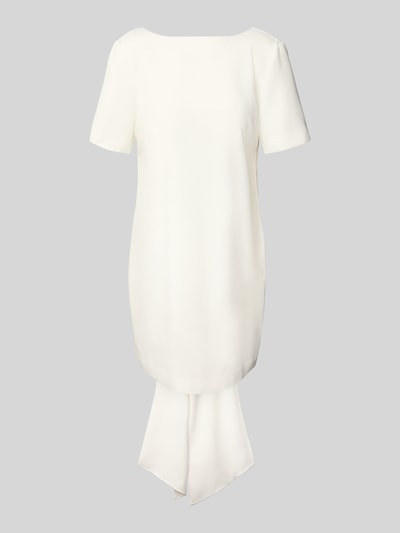 YAS Cocktailjurk met knoopdetail, model 'SALLY' Offwhite - 2