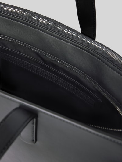 Marc O'Polo Shopper in leerlook en twee draagvarianten Zwart - 5