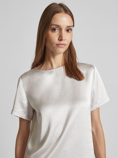 Weekend Max Mara T-Shirt mit Rundhalsausschnitt Modell 'AMBURGO' Silber 3