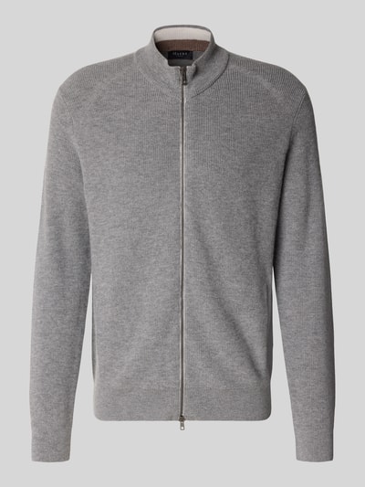 MAERZ Muenchen Cardigan van scheerwol met tweewegsritssluiting Middengrijs - 2