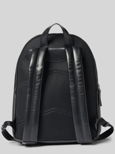 CK Calvin Klein Rucksack mit Label-Applikation Modell 'CK SLEEK' Metallic Black 4