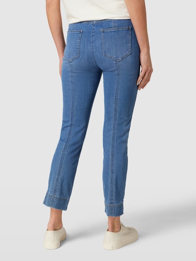 STEHMANN Jeansy o kroju slim fit z zaznaczonymi, wpuszczanymi kieszeniami model ‘IGOR’ Niebieski 5