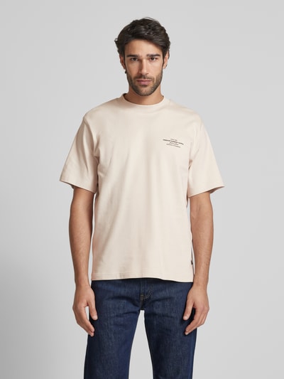 Jack & Jones Premium T-shirt z nadrukiem z logo model ‘LACHAD’ Złamany biały 4