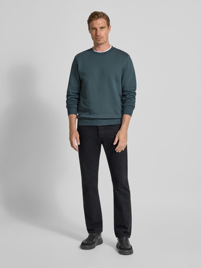 MCNEAL Regular Fit Sweatshirt aus Baumwoll-Mix mit Rundhalsausschnitt Anthrazit 1