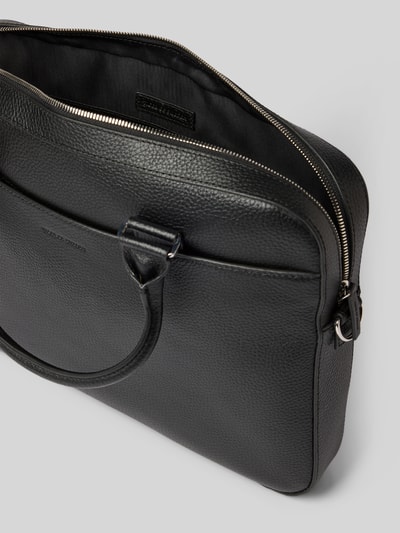 Tiger Of Sweden Laptoptasche aus echtem Rindsleder Modell 'Bosun' Black 5