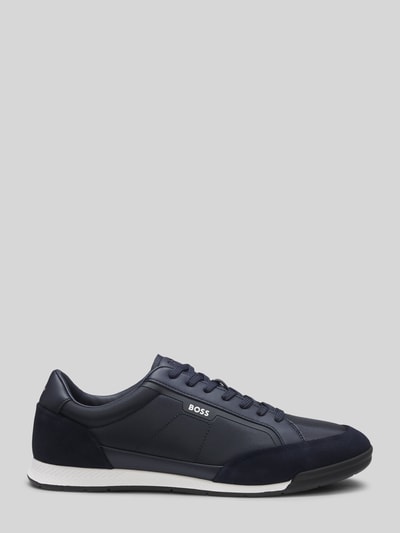 BOSS sneakers met labelopschrift Donkerblauw - 5