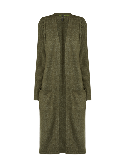 YAS Longcardigan mit offener Vorderseite  Oliv 2