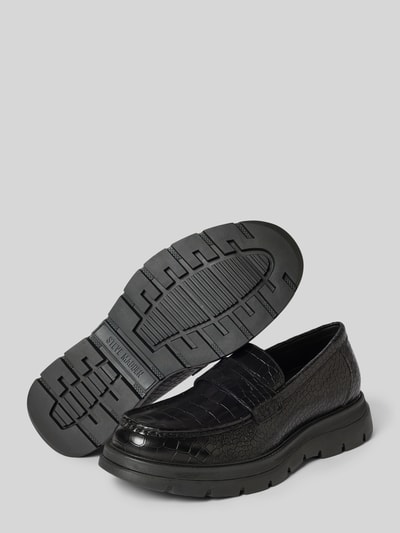 Steve Madden Loafer mit Kontrastbesatz Modell 'RAIDEN' Black 4