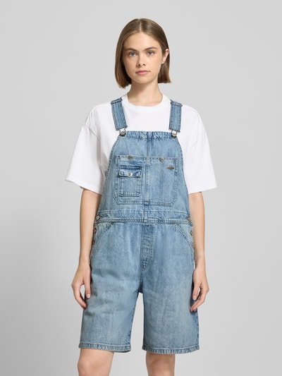 G-Star Raw Loose Fit Latzhose mit Eingrifftaschen Hellblau 4