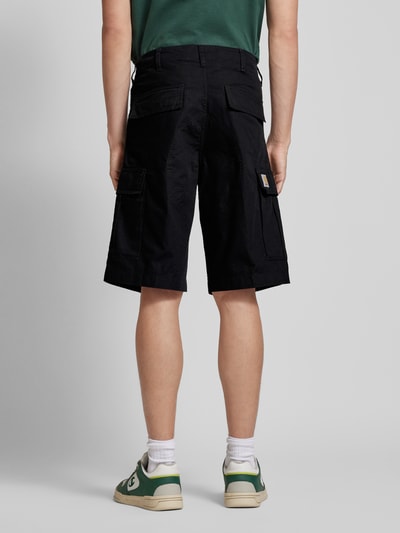 Carhartt Work In Progress Cargoshorts mit Knopf- und Reißverschluss Black 5