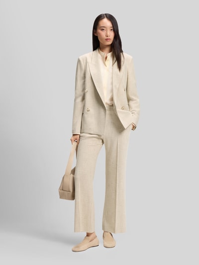 BOSS Korte fit broek met uitlopende pijp model 'TALIA-CROP' Beige - 1