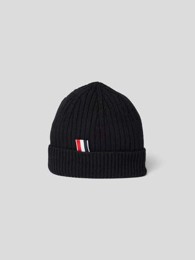 Thom Browne Beanie aus Kaschmir Black 5