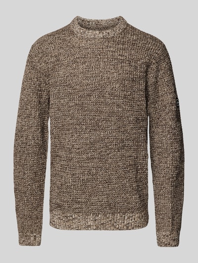 Jack & Jones Sweter z dzianiny z okrągłym dekoltem model ‘LIAM’ Beżowy 2