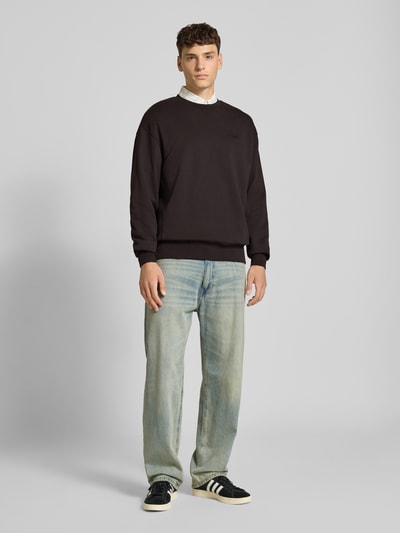 Levi's® Sweatshirt met labelstitching Zwart - 1