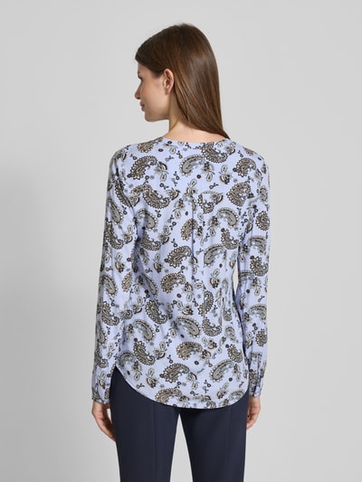 Christian Berg Woman Blusenshirt aus Viskose mit V-Ausschnitt Lavender 5