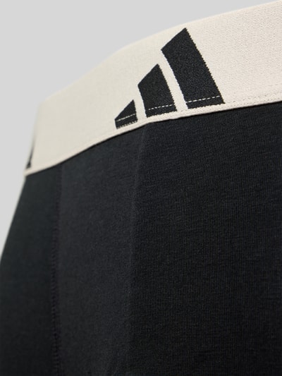 adidas Sportswear Obcisłe bokserki o kroju slim fit z wyhaftowanym logo model ‘Active’ w zestawie 5 szt. Czarny 2
